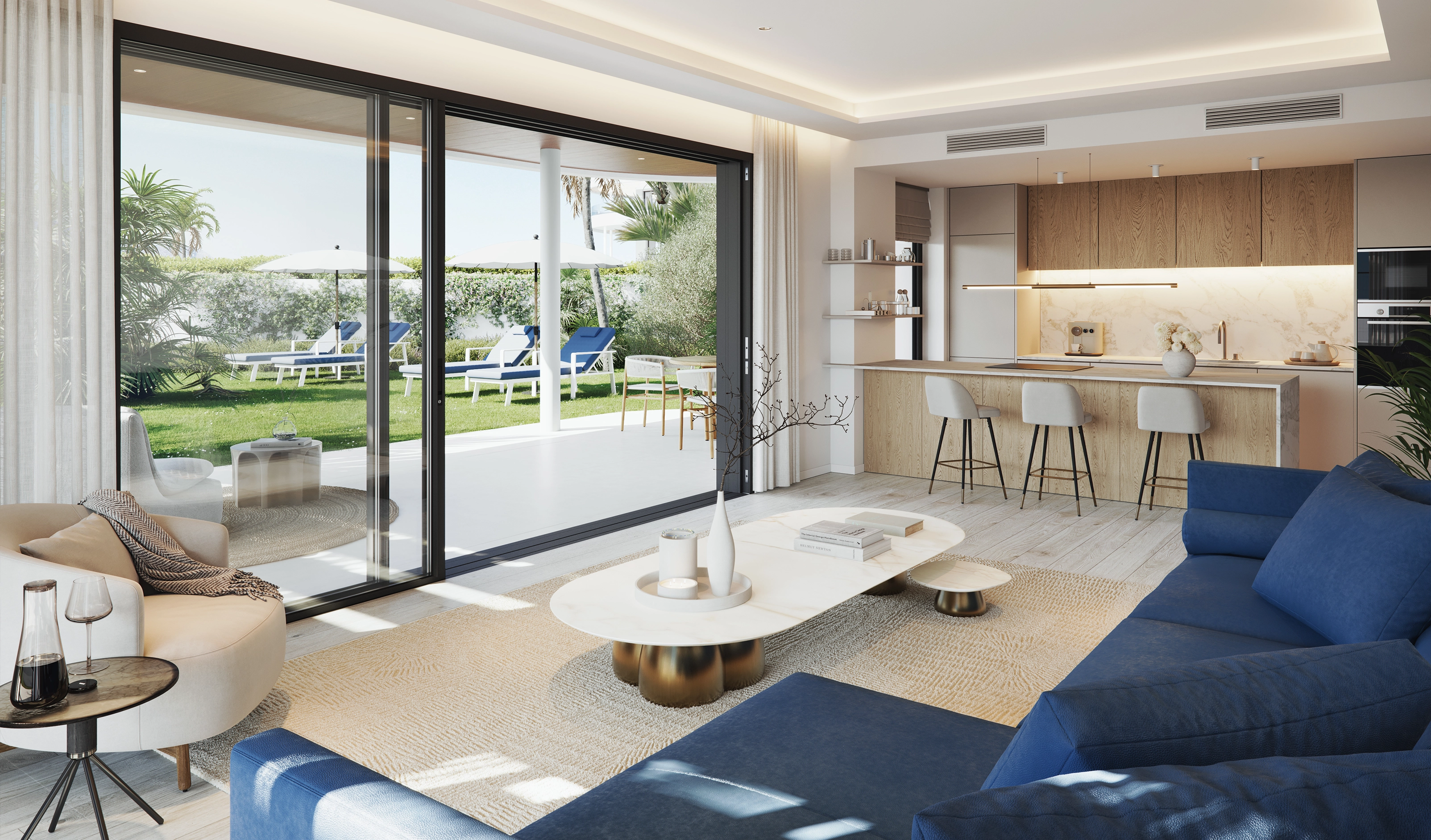 360 Cordia living room garden