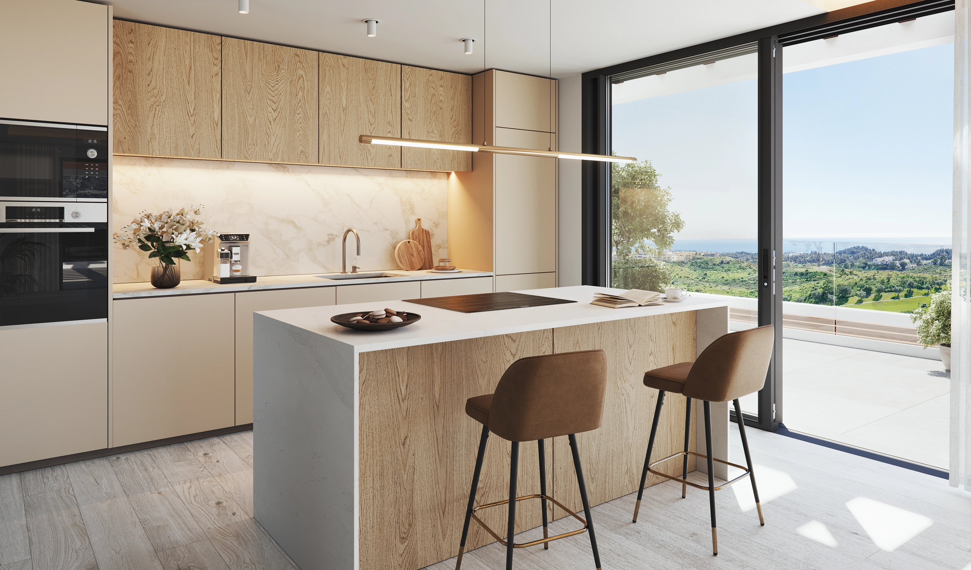 360 Cordia kitchen sea view