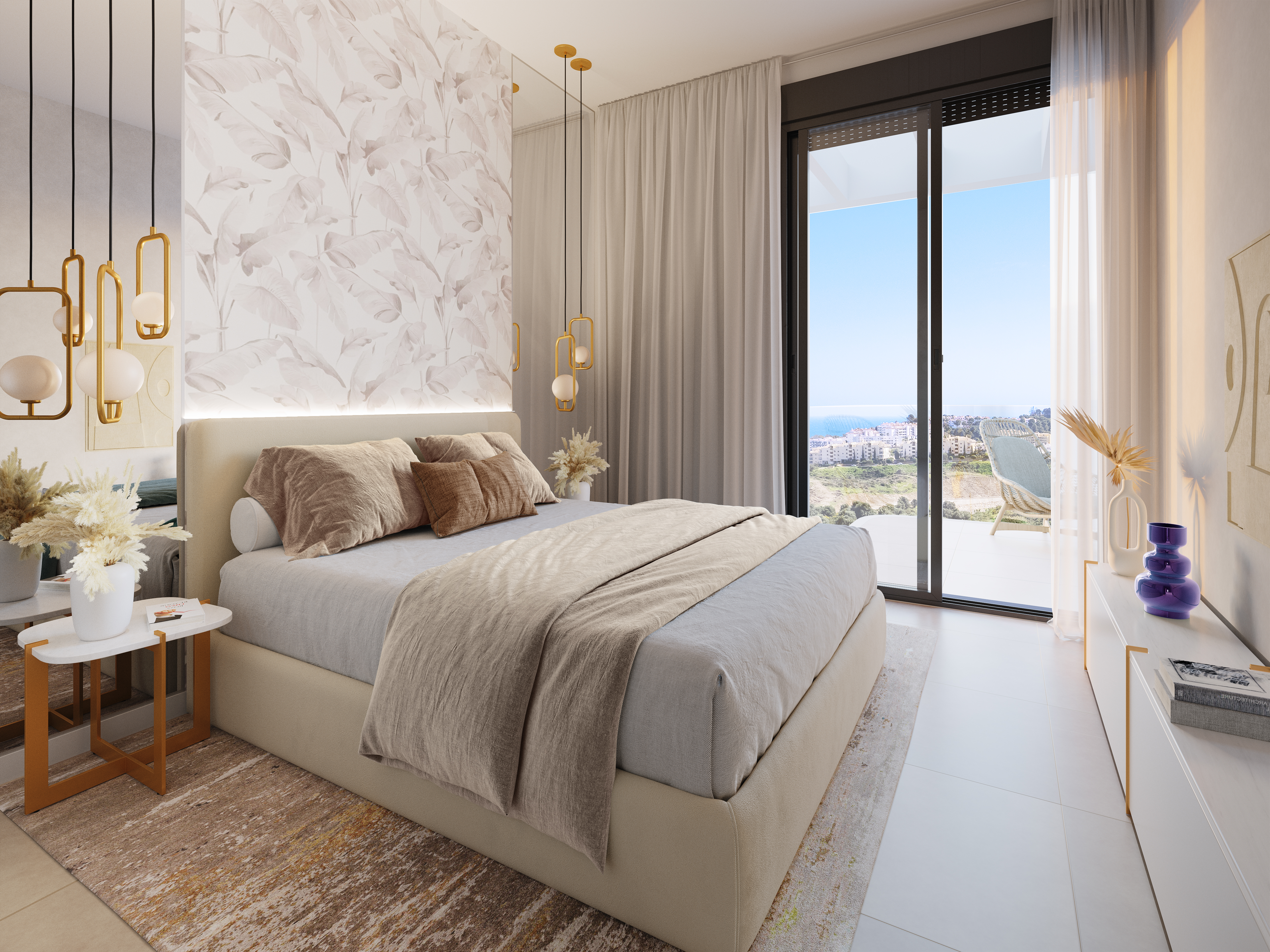 Bahía master bedroom