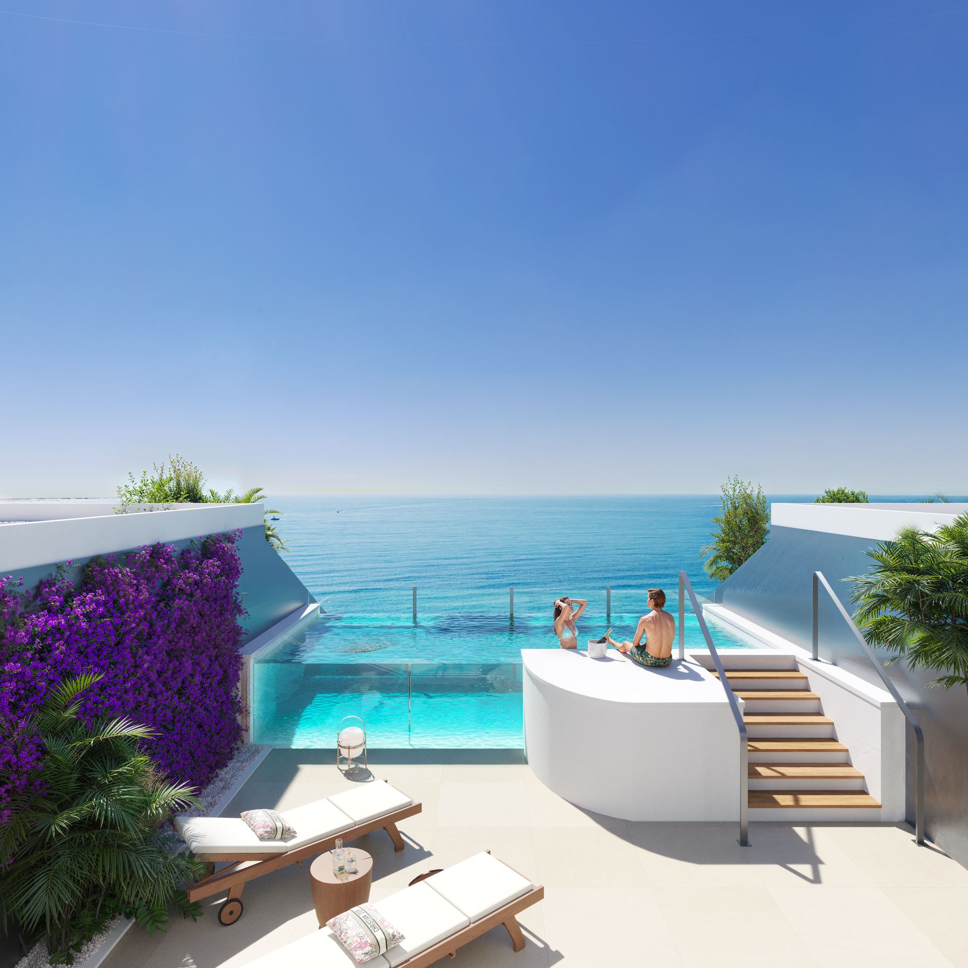 Private pool terrace