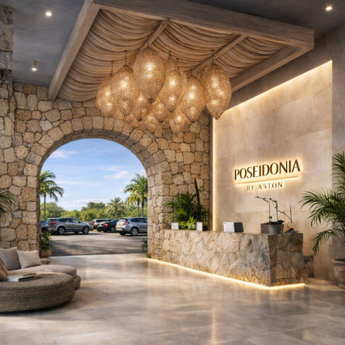 Poseidonia lobby entrance