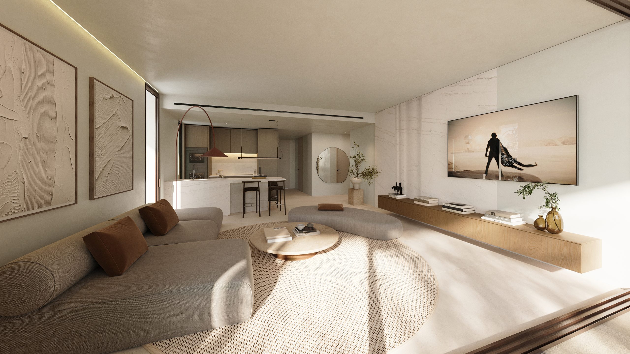 Waterfall 3-bed salon